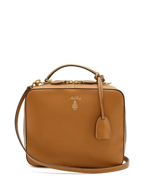 Matchesfashion.com Mark Cross - Laura Leather Shoulder Bag - Womens - Tan