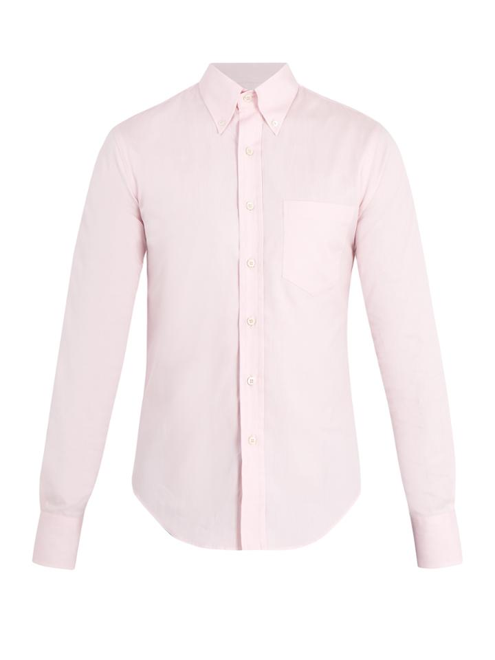 Prada Single-cuff Oxford-cotton Shirt