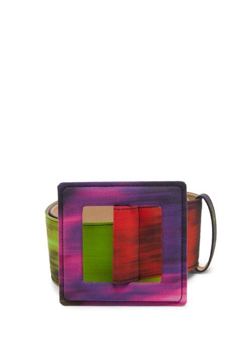 Matchesfashion.com Carolina Herrera - Superbloom-print Cotton-blend Belt - Womens - Multi