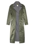 Toga Contrast-layer Belted-front Coat