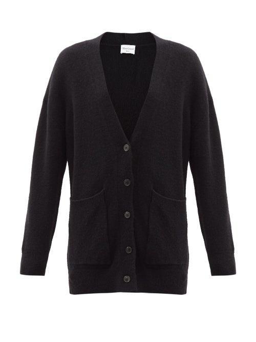 Matchesfashion.com Officine Gnrale - Rosa Wool-blend Cardigan - Womens - Black