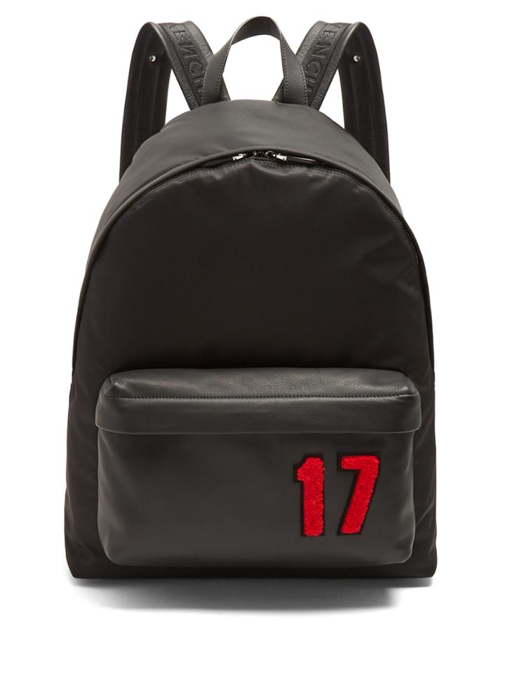 Givenchy Nylon And Leather Backpack