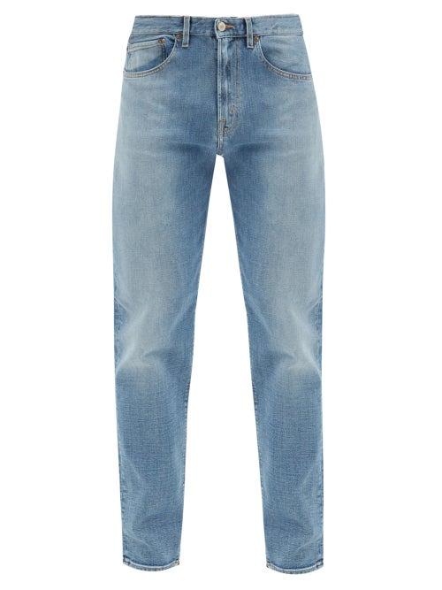 Matchesfashion.com Jeanerica Jeans & Co. - Tm005 Cotton-blend Tapered-leg Jeans - Mens - Blue