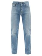 Matchesfashion.com Jeanerica Jeans & Co. - Tm005 Cotton-blend Tapered-leg Jeans - Mens - Blue