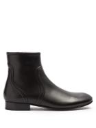 Valentino Leather Chelsea Boots