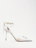 Mach & Mach - Matilda 100 Faux-pearl And Leather Pumps - Womens - Clear