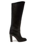 Paris Texas - Kiki Leather Knee-high Boots - Womens - Black