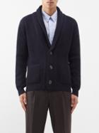 Thom Sweeney - Shawl-lapel Cashmere Cardigan - Mens - Navy