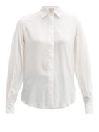 Matchesfashion.com Pallas X Claire Thomson-jonville - Relaxed Fit Stretch Voile Shirt - Womens - White