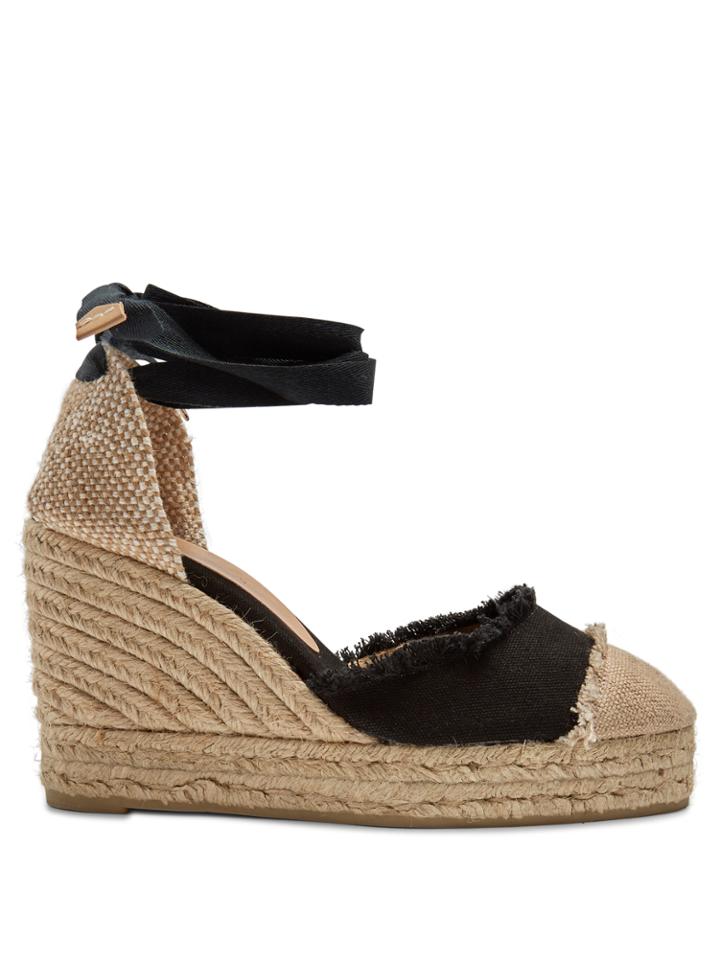Castañer Catalina Canvas Wedge Espadrilles