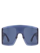 Matchesfashion.com Dior Eyewear - Diorsolight1 Oversized Acetate Sunglasses - Womens - Navy