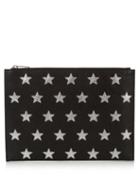 Saint Laurent Star-appliqu Leather Tablet Pouch