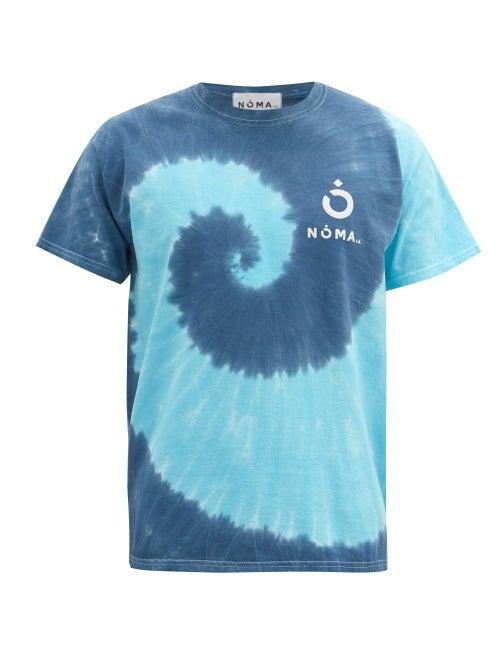 Matchesfashion.com Noma T.d. - Tie-dye Cotton T-shirt - Mens - Blue