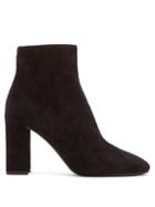 Matchesfashion.com Nicholas Kirkwood - Essential Mirrored-heel Suede Ankle Boots - Womens - Black