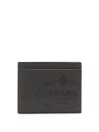 Matchesfashion.com Prada - Saffiano Leather Cardholder - Mens - Grey Multi