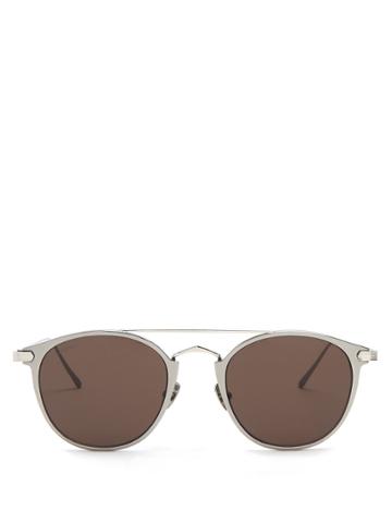 Cartier Eyewear Round-frame Metal Sunglasses