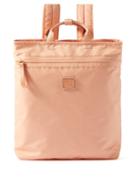 Acne Studios - Atton Logo-plaque Ripstop Backpack - Womens - Light Pink