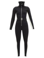 Matchesfashion.com Cordova - Cordova Belted Bicolour Soft-shell Ski Suit - Womens - Black