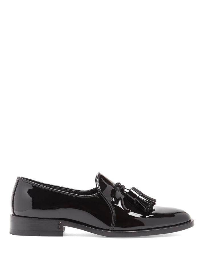 Saint Laurent Montaigne Patent-leather Loafers
