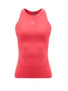 Adidas By Stella Mccartney - Truepurpose Recycled Primegreen Jersey Tank Top - Womens - Dark Pink