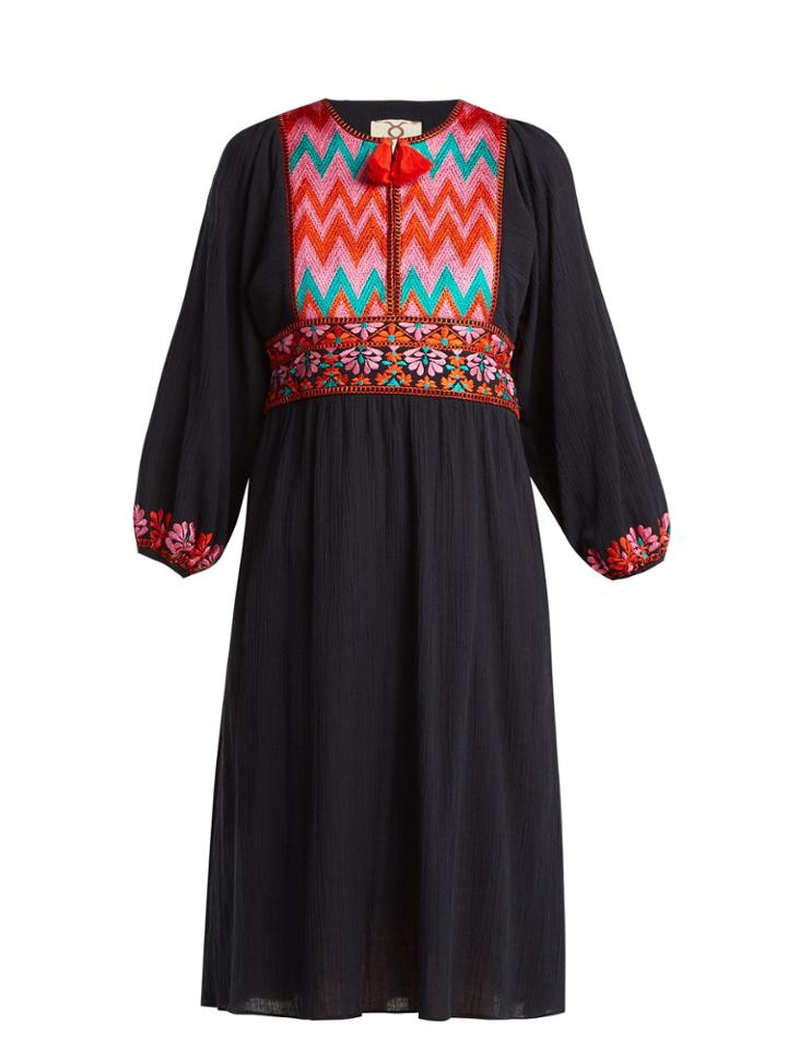 Figue Violeta Embroidered Dress