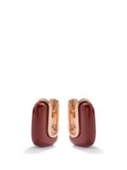 Fernando Jorge - Oblong Jasper & 18kt Rose-gold Earrings - Womens - Red Gold