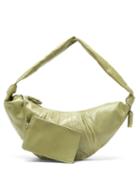 Matchesfashion.com Lemaire - Croissant Large Leather Bag - Womens - Light Green