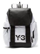 Matchesfashion.com Y-3 - Logo Print Backpack - Mens - White