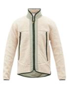 Orlebar Brown - Baird Panelled Fleece Zip-up Jacket - Mens - Beige