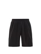 Matchesfashion.com Burberry - Debson Side-stripe Jersey Shorts - Mens - Black