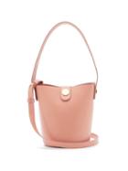 Matchesfashion.com Sophie Hulme - Nano Swing Leather Bucket Bag - Womens - Light Pink