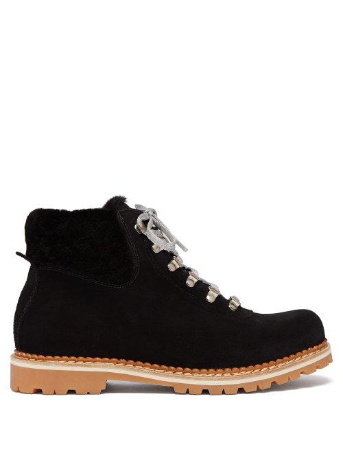 Matchesfashion.com Montelliana - Sequoia Suede Boots - Womens - Black