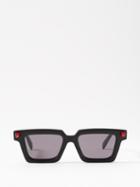 Kuboraum - D-frame Acetate Sunglasses - Mens - Black