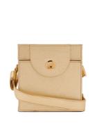 Hillier Bartley Cube Leather Clutch