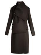 Matchesfashion.com Summa - Double Breasted Wool And Cashmere Blend Coat - Womens - Black