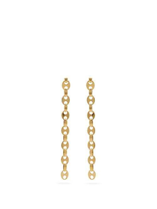 Matchesfashion.com Paco Rabanne - Eight Nano Link Earrings - Womens - Gold