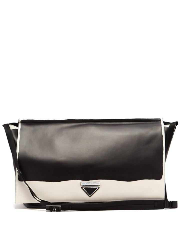 Prada Hand-painted Leather Cross-body Bag