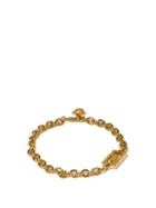 Ladies Jewellery Versace - Greca-charm Chain Bracelet - Womens - Gold