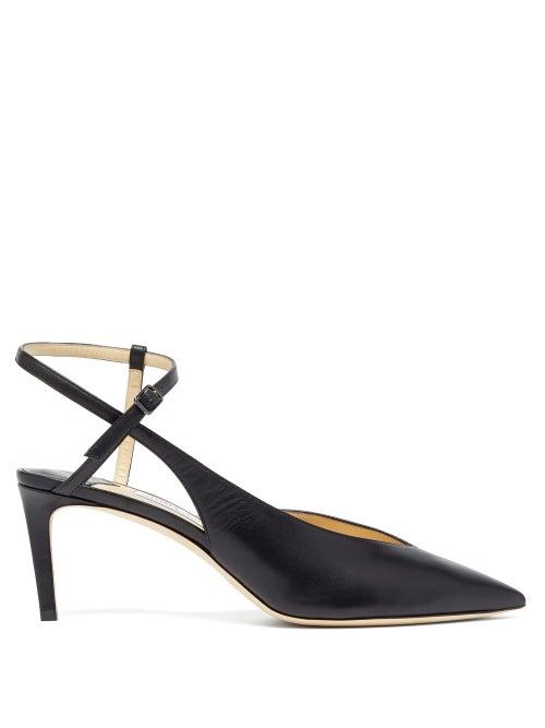 Matchesfashion.com Jimmy Choo - Sakeya 65 D'orsay Leather Pumps - Womens - Black