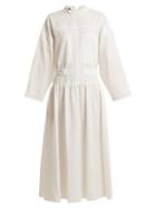 Matchesfashion.com Joseph - Camille Tie Waist Dress - Womens - White