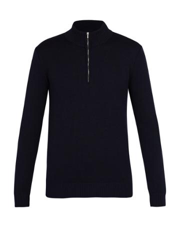 De Bonne Facture High-neck Wool Sweater