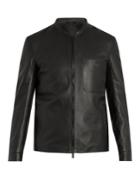 Fendi Patch-pocket Leather Jacket