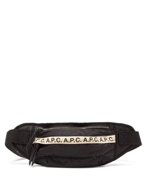 Matchesfashion.com A.p.c. - Lucille Logo-trim Belt Bag - Womens - Black