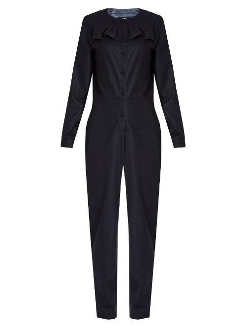 A.p.c. Lana Wool-flannel Jumpsuit