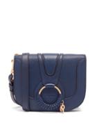 Ladies Bags See By Chlo - Hana Small Grained-leather Cross-body Bag - Womens - Navy
