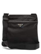 Matchesfashion.com Prada - Logo Messenger Bag - Mens - Black