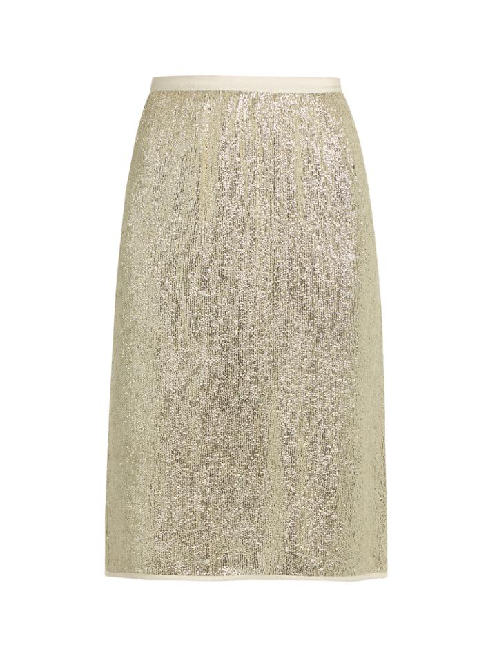 Vanessa Bruno Gregor Sequin-embellished Pencil Skirt