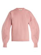 Tibi Lantern-sleeved Wool-blend Sweater