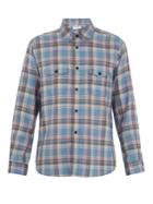 Saint Laurent Point-collar Checked Shirt