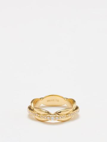 Melissa Kaye - Ada Diamond & 18kt Gold Ring - Womens - Gold Multi